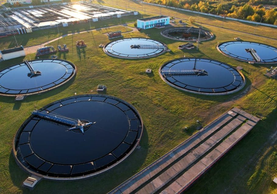 Sewage Treatment Plant. Wastewater Treatment Water Use. Filtration Effluent and Waste Water. Industrial Solutions for Sewerage Water Treatment and Recycled.